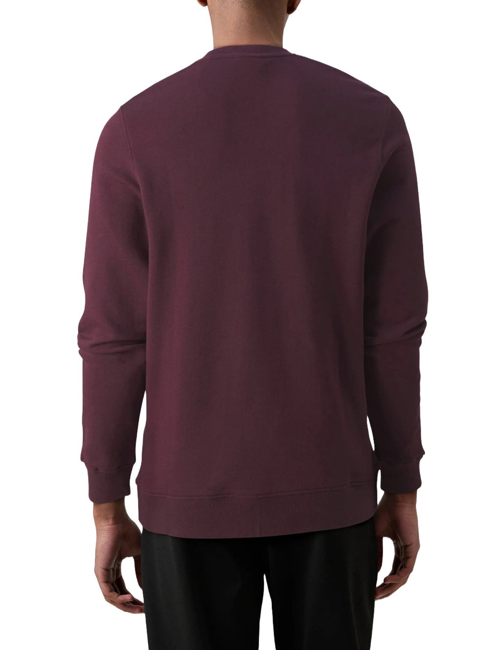 Lyle & Scott Felpa Girocollo Uomo Bordeaux