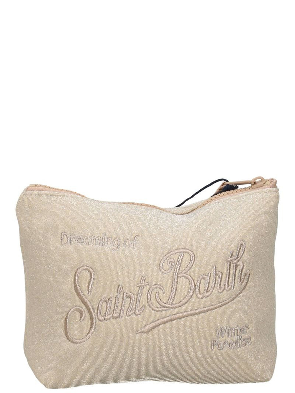 MC2 Saint Barth Borsa Pochette Donna Aline Lurex W Beige