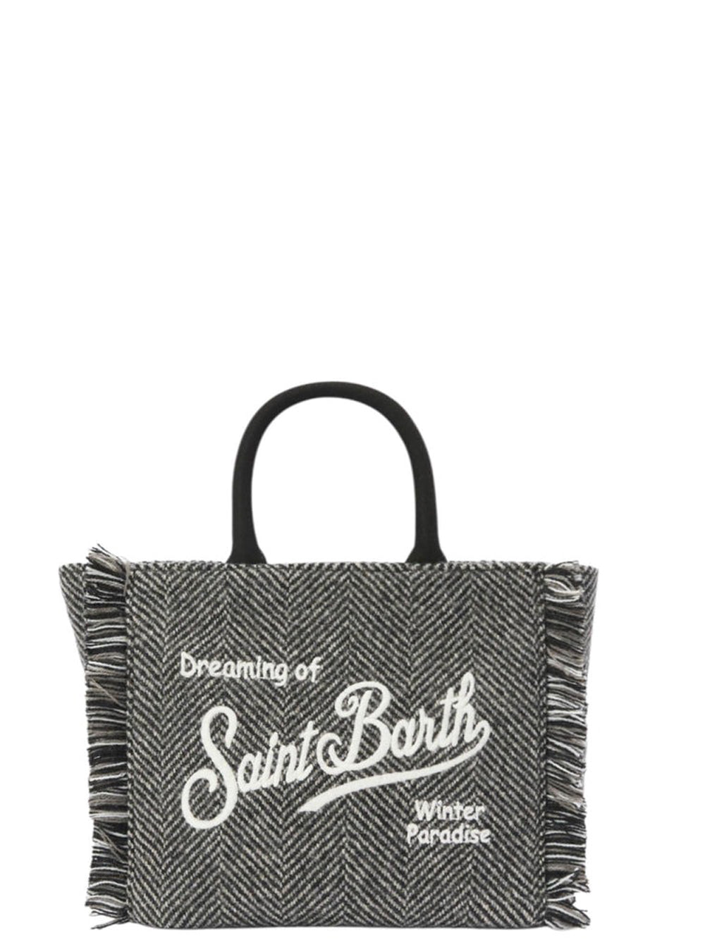 MC2 Saint Barth Borsa a Mano Donna Colette Wool Nero