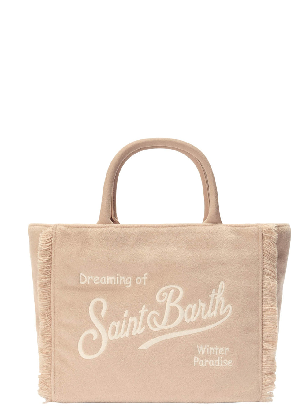 MC2 Saint Barth Borsa a Mano Donna Colette Felt Beige