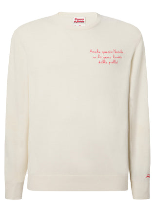 MC2 Saint Barth Maglia Uomo Bianco ottico