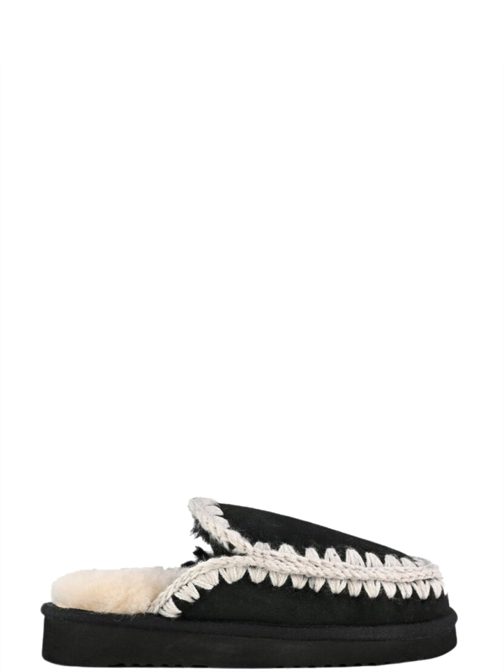 MOU Ciabatte Donna Eskimo Slipper Nero