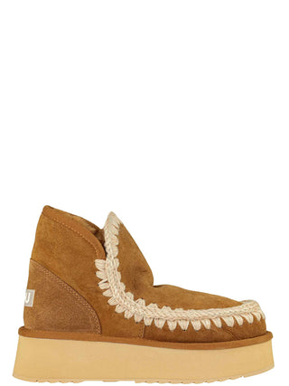 MOU Stivaletti Donna Mini Eskimo Cognac