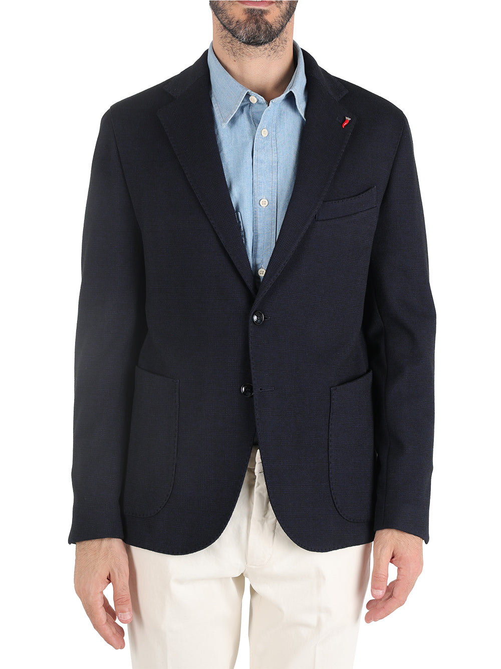 Mulish Giacca Uomo quadro Blu