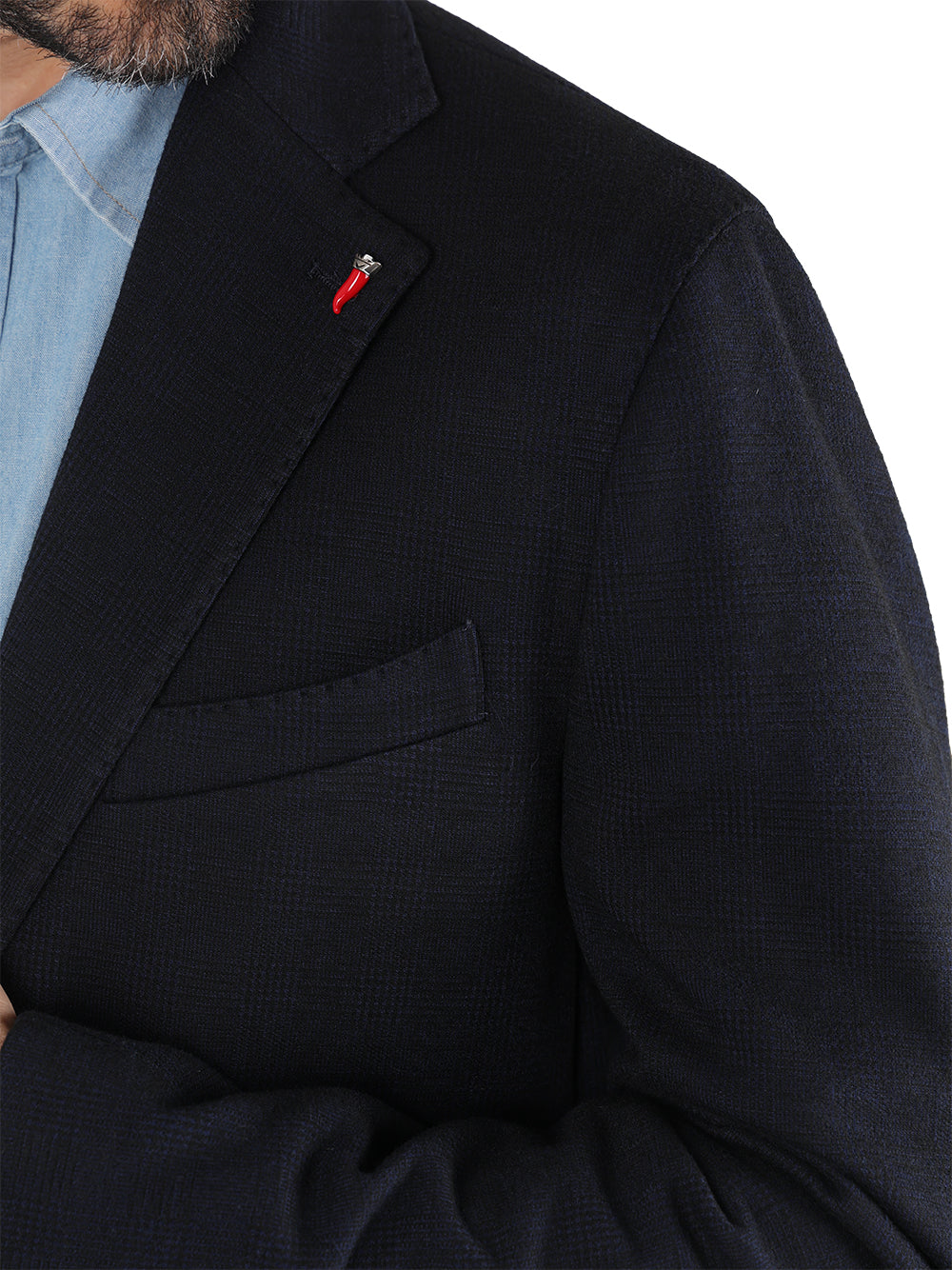 Mulish Giacca Uomo quadro Blu