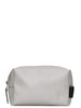 Rains Borsa Pochette Unisex Wash Bag Small Grigio opaco