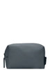 Rains Borsa Pochette Unisex Wash Bag Small Grigio opaco
