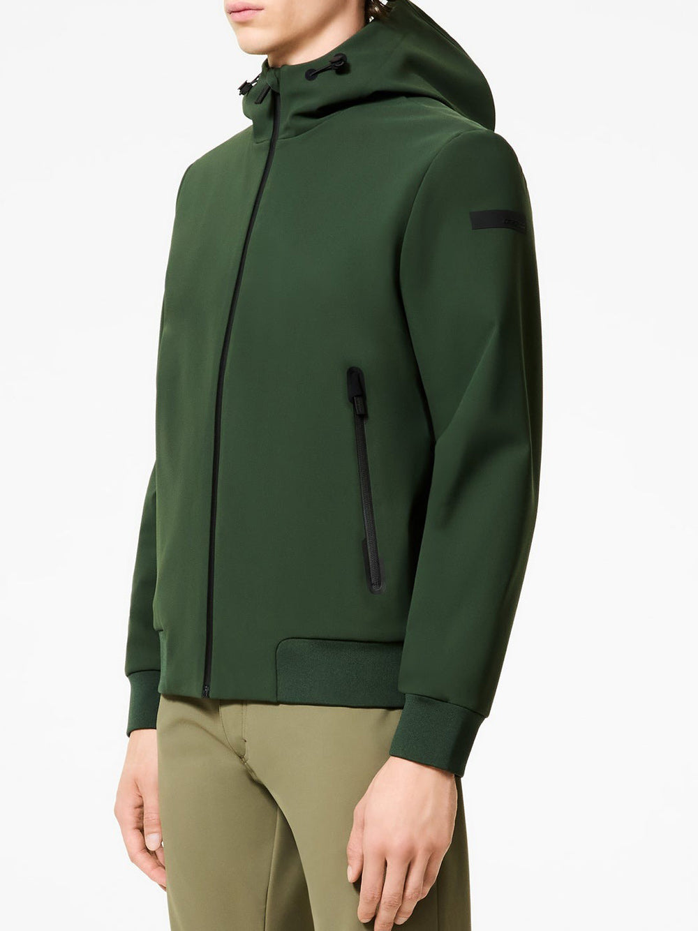 RRD Giubbino Uomo Surflex winter thermo hood zip Verde militare