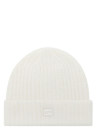 Sun68 Cappello Uomo Cap Thick Knit Bianco panna