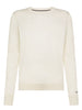 Sun68 Maglia Donna Sweater Basic L/S Bianco panna