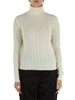 Sun68 Maglia Donna Turtleneck L/S Bianco