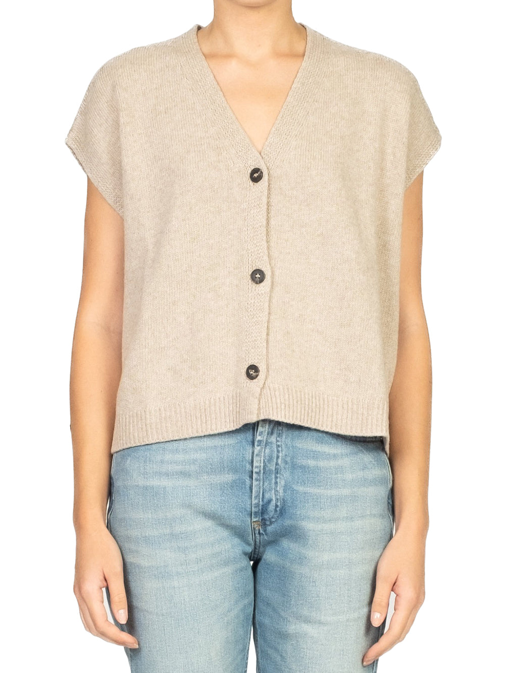 Tensione In Gilet Donna Sabbia