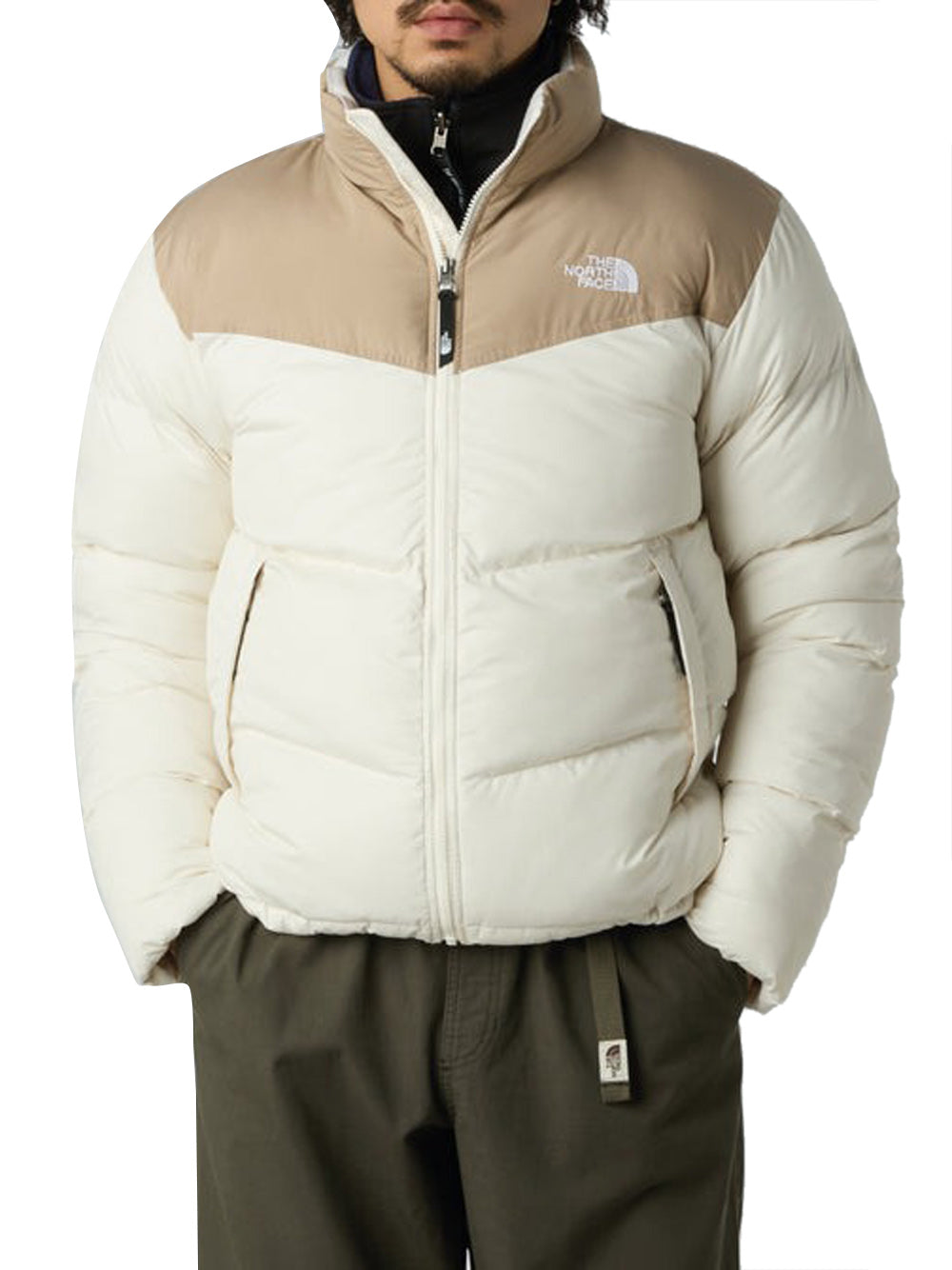 The North Face Giubbino Uomo Saikuru Jkt Bianco e Beige