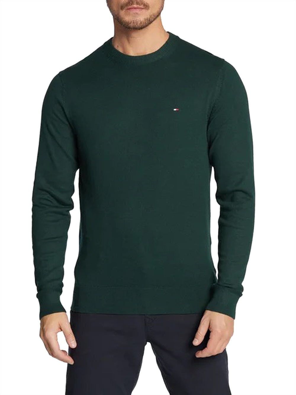 Tommy Hilfiger Maglia Uomo Verde scuro
