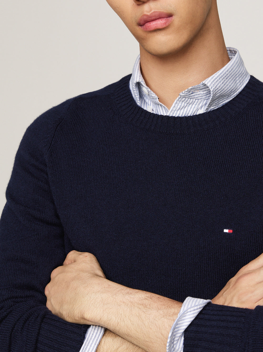 Tommy Hilfiger Maglia Uomo MW0MW36535 Blu