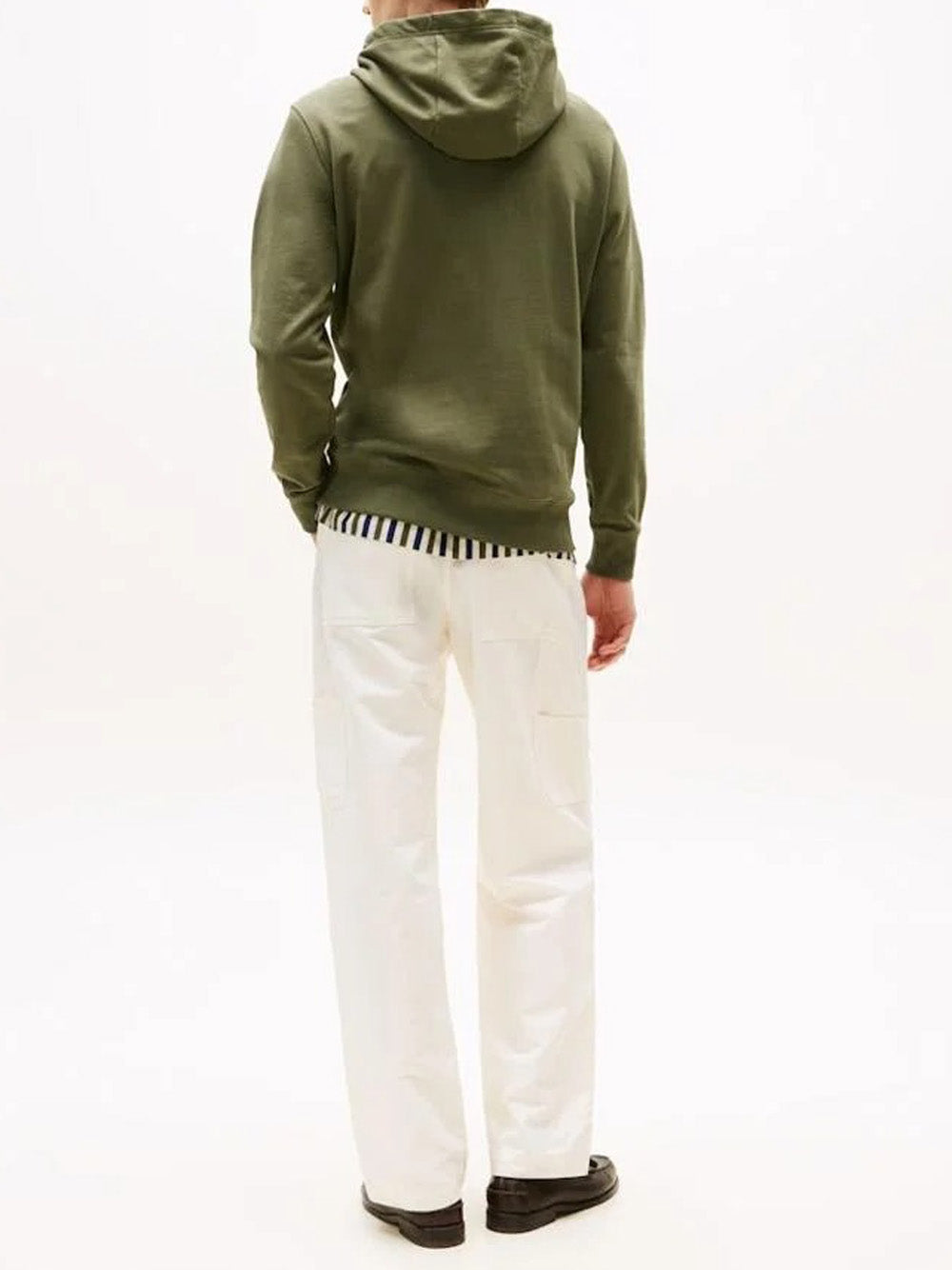 Tommy Hilfiger Felpa Cappuccio Uomo MW0MW40534 Verde