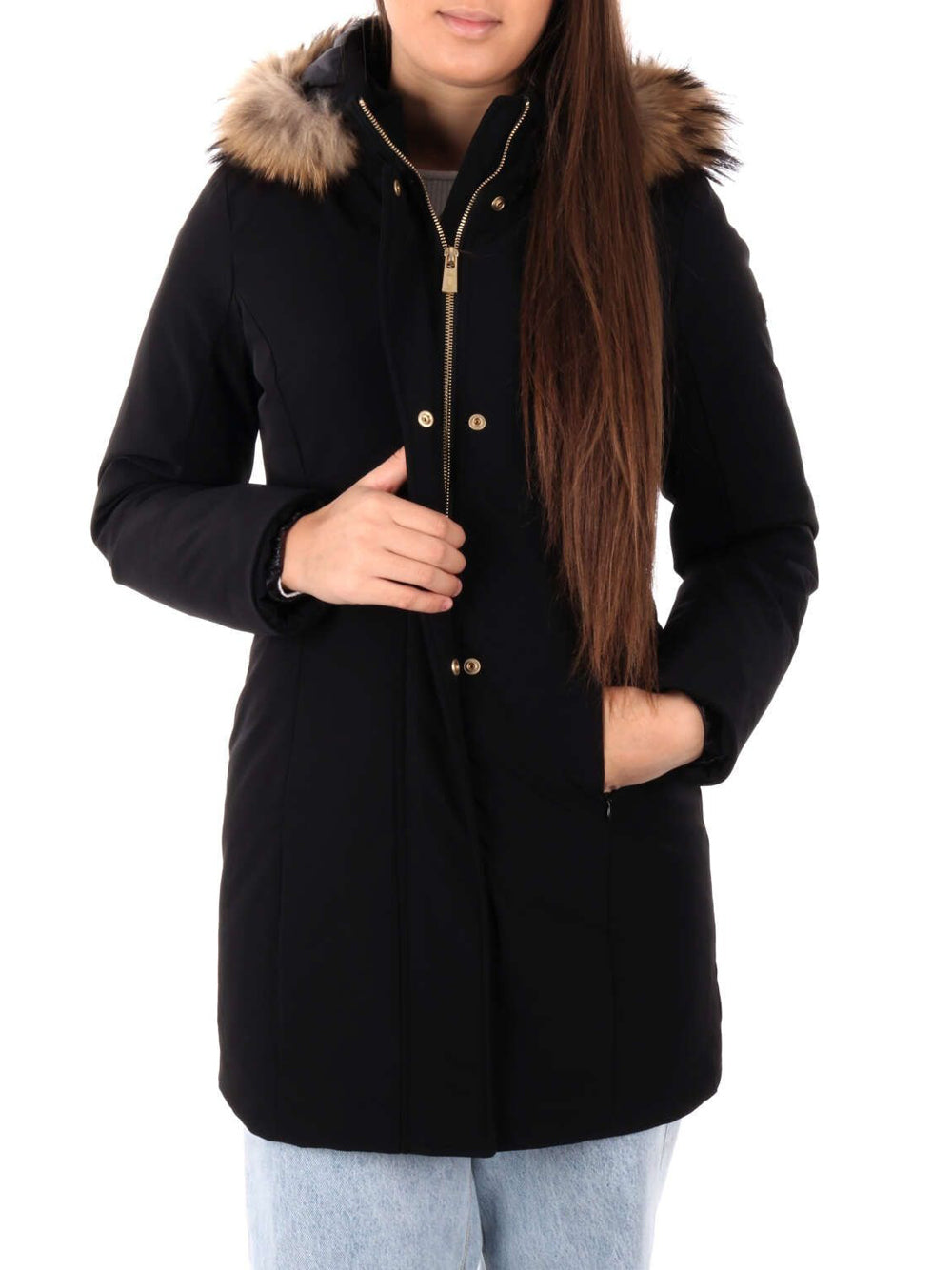 YES ZEE Parka Donna Nero
