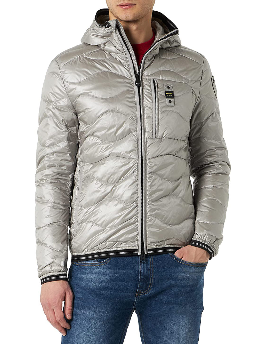 Piumino Uomo Grigio
