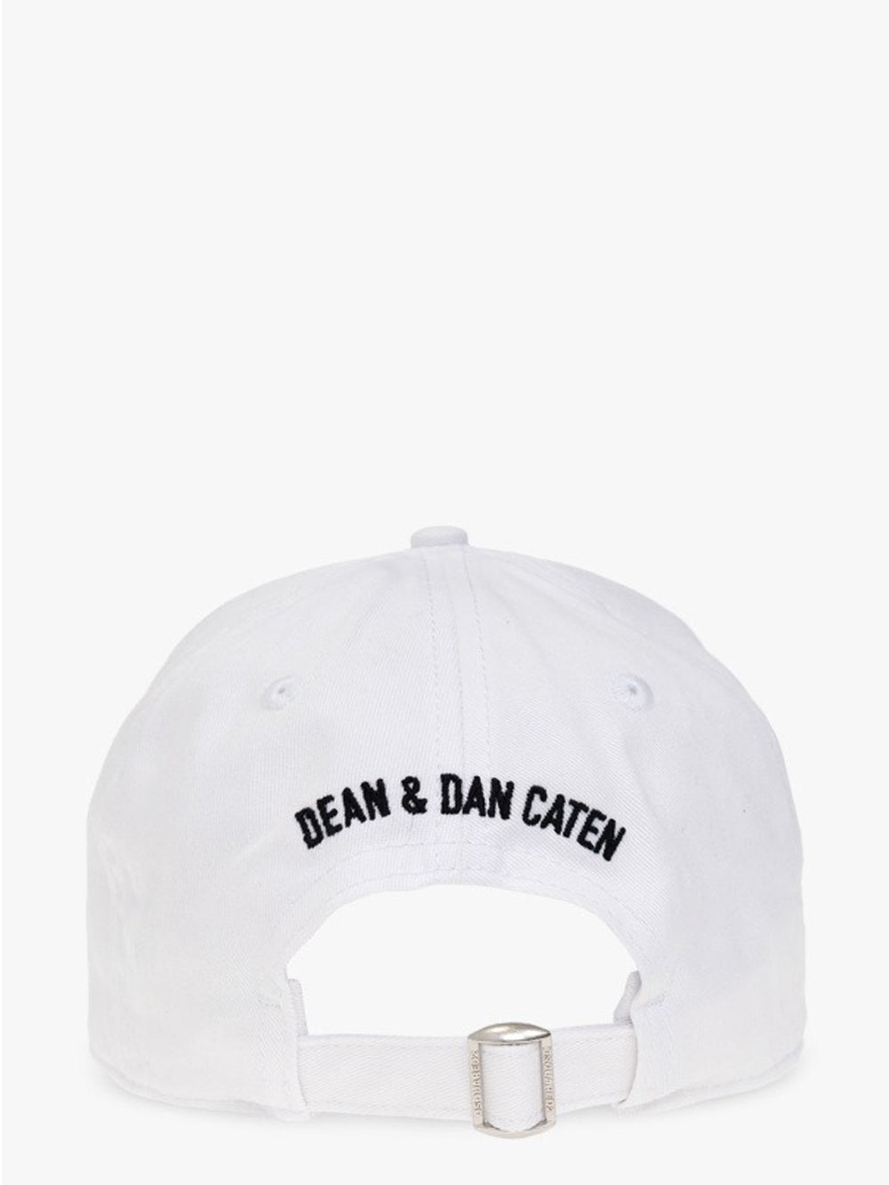 Cappellino Baseball Dsquared Uomo In Gabardine – Nero/bianco