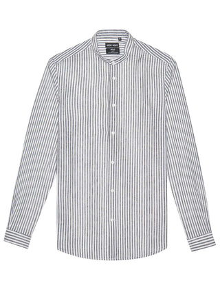 Camicia Casual Uomo Seoul Slim Fit Nero