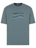 Armani Exchange T-shirt Uomo 3DZTLE Blu