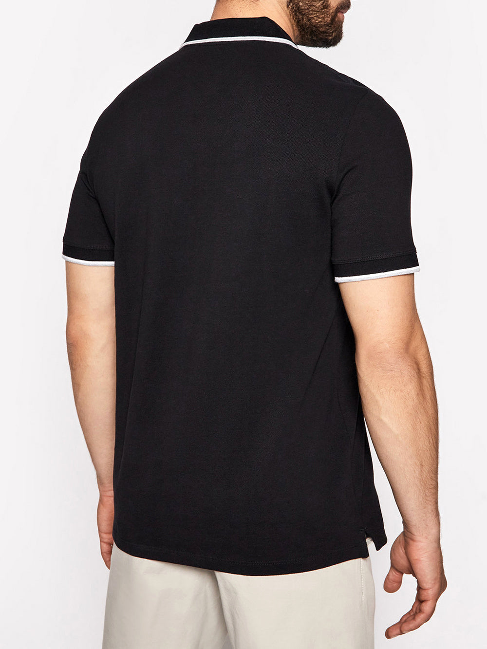 Polo Uomo 8NZF75 Nero