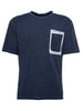 Blauer T-shirt Uomo 24SBLUH02344006890 Blu