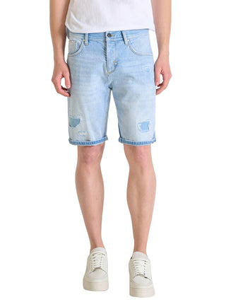 Shorts Jeans Uomo Argon Slim Fit Blu