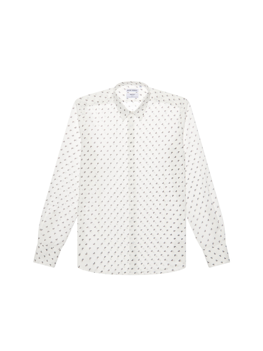 Camicia Uomo Napoli Slim Fit In Soft Touch Bianco