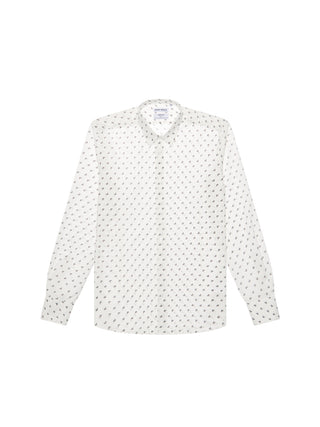 Camicia Casual Uomo Napoli Slim Fit Bianco