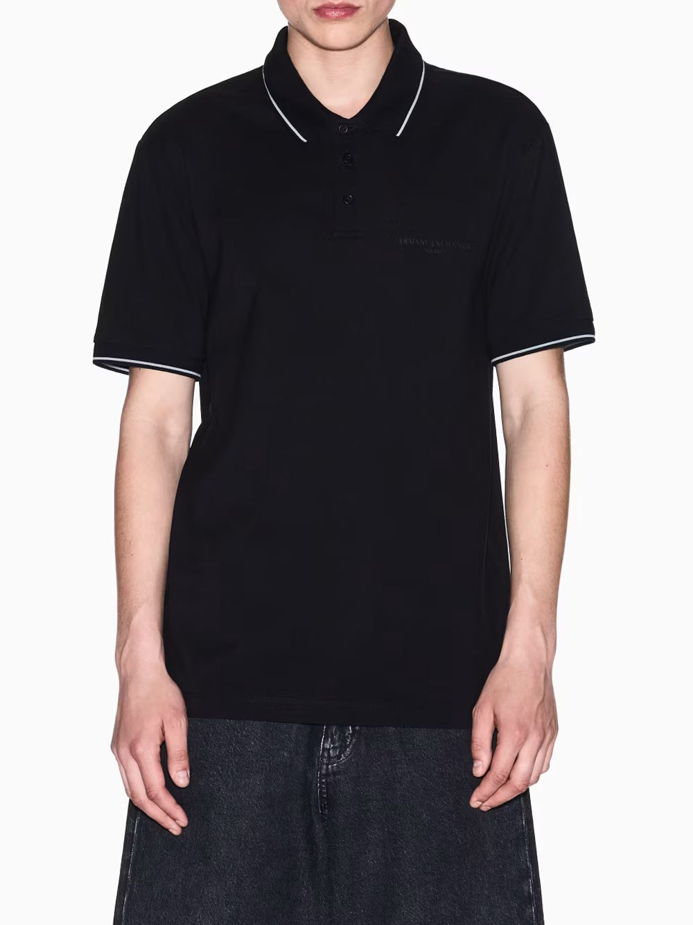 Polo Uomo XM000489 Nero