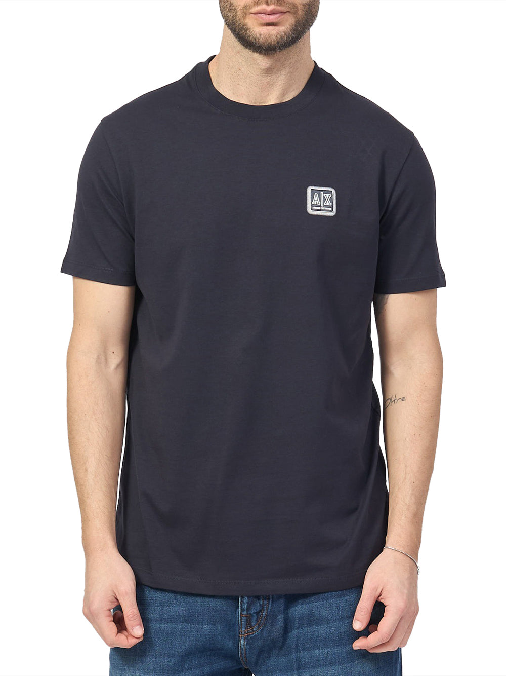 Armani Exchange Felpa Uomo 6DZMJB Blu