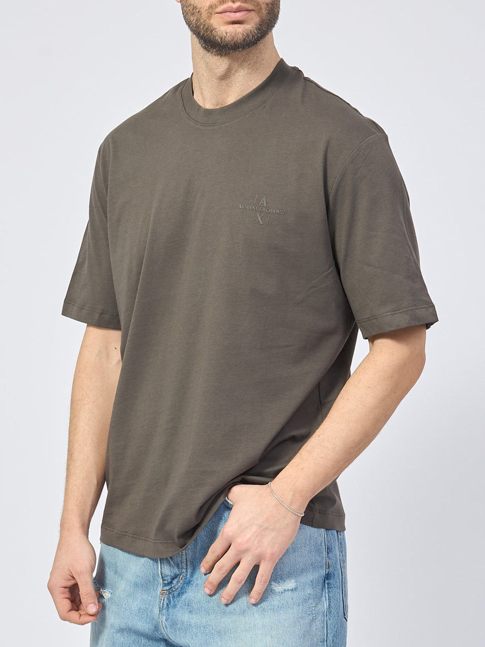 Armani Exchange Felpa Uomo 6DZMJB Blu