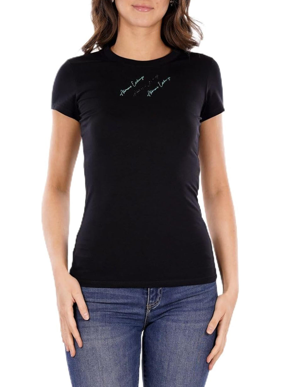 Armani Exchange T-shirt Donna XW000599 Nero