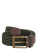 Barbour Cintura Uomo Nevis Stretch Webbing Grigio
