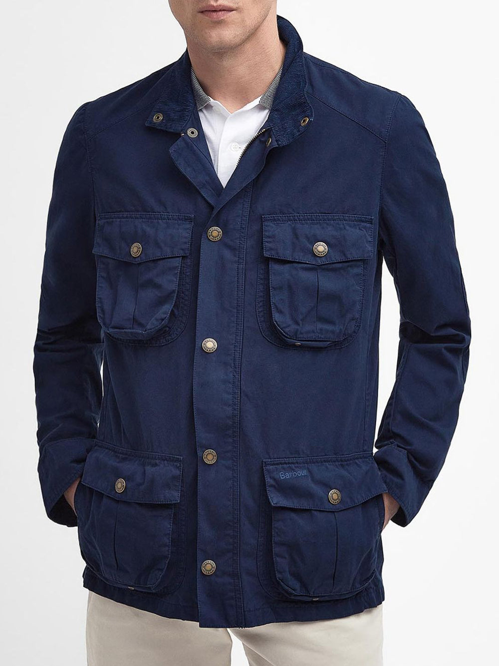 Barbour Giacca Uomo Corbridge Casual Blu