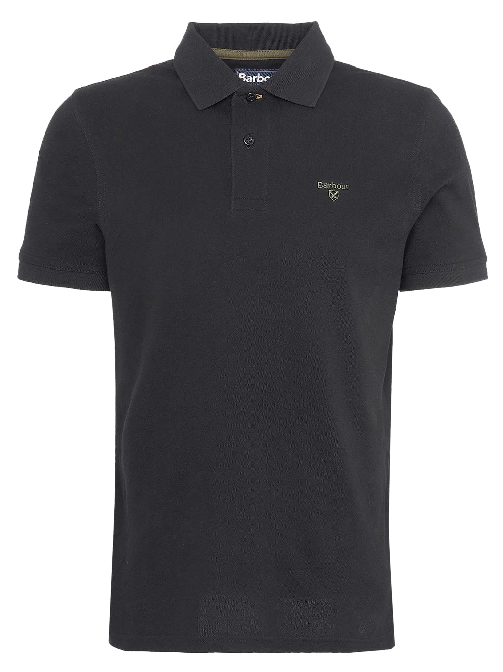 Barbour Polo Uomo Lightweight Sports Nero