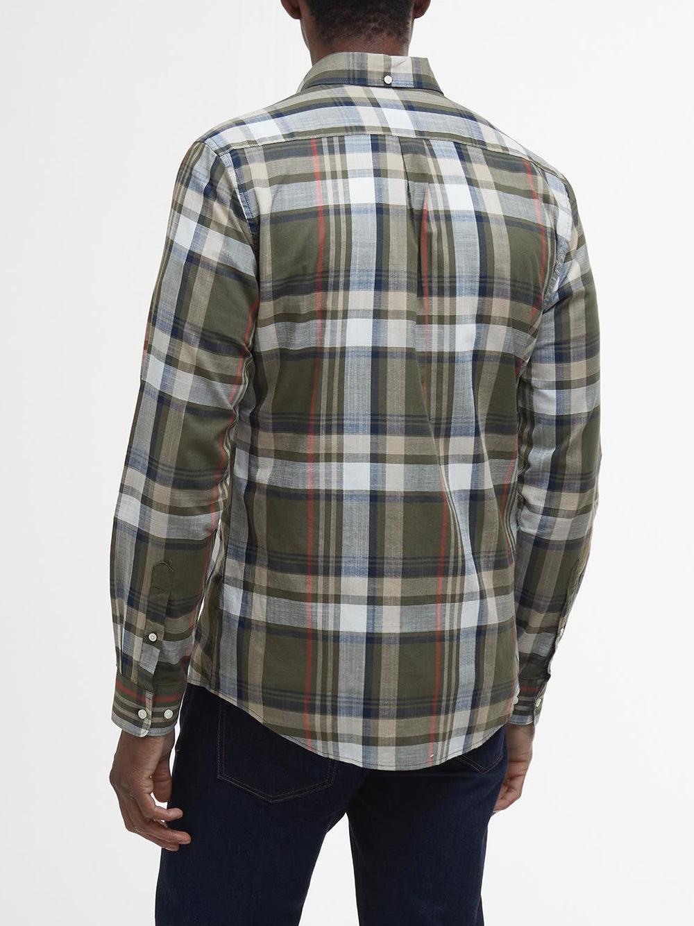 Barbour Camicia Uomo Kidd Tailored Verde