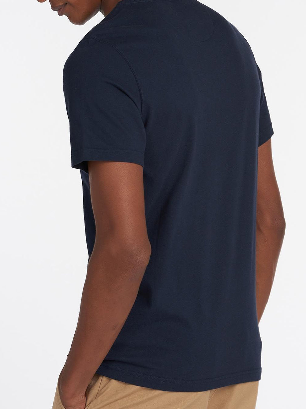 Barbour T-shirt Uomo Tartan Sports Blu
