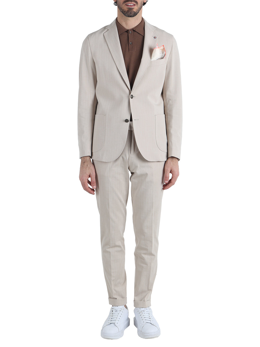 Abito Casual Uomo AMARANTO-ABS990 Beige