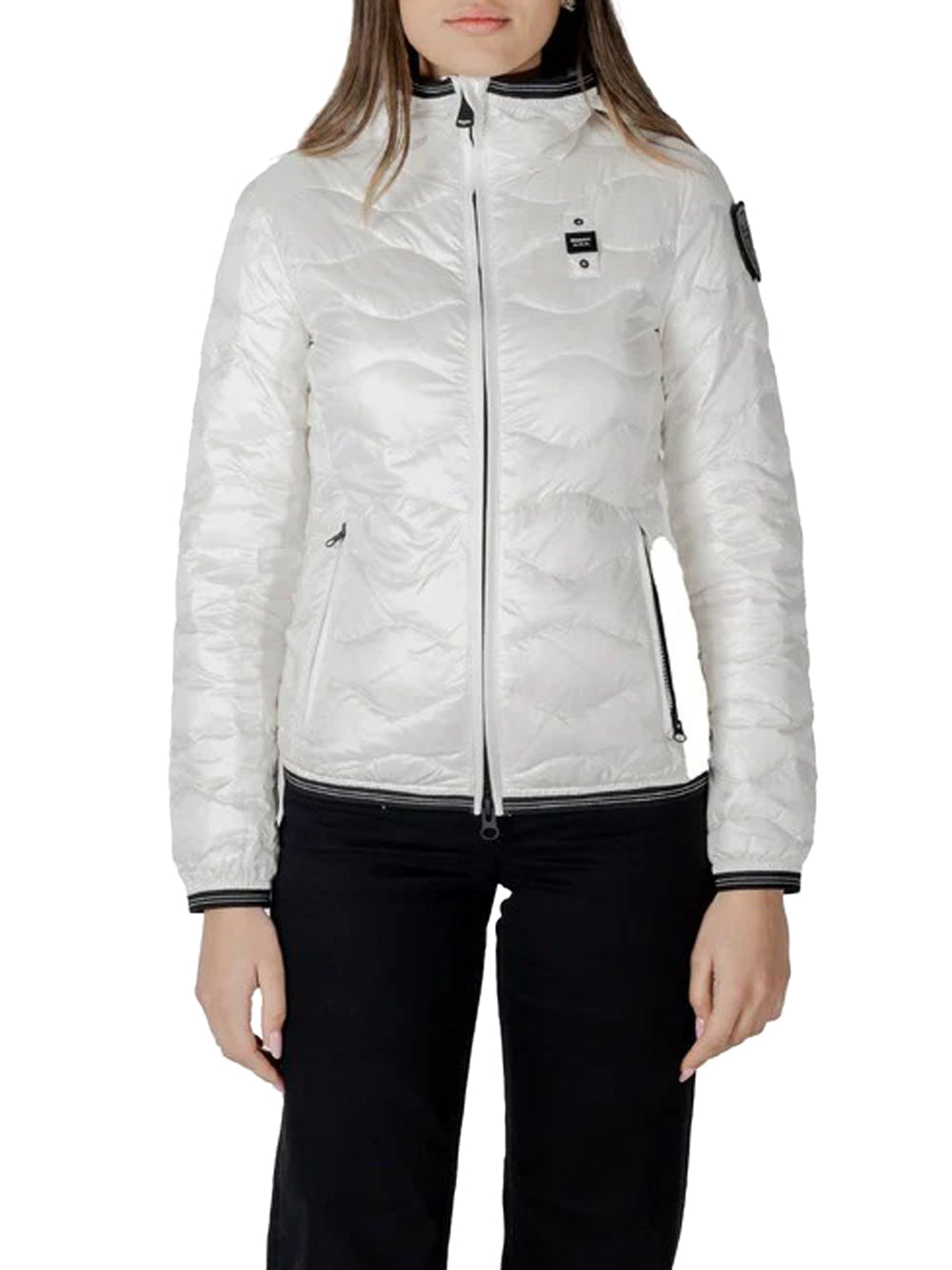 Blauer Piumino Donna Camelia Bianco
