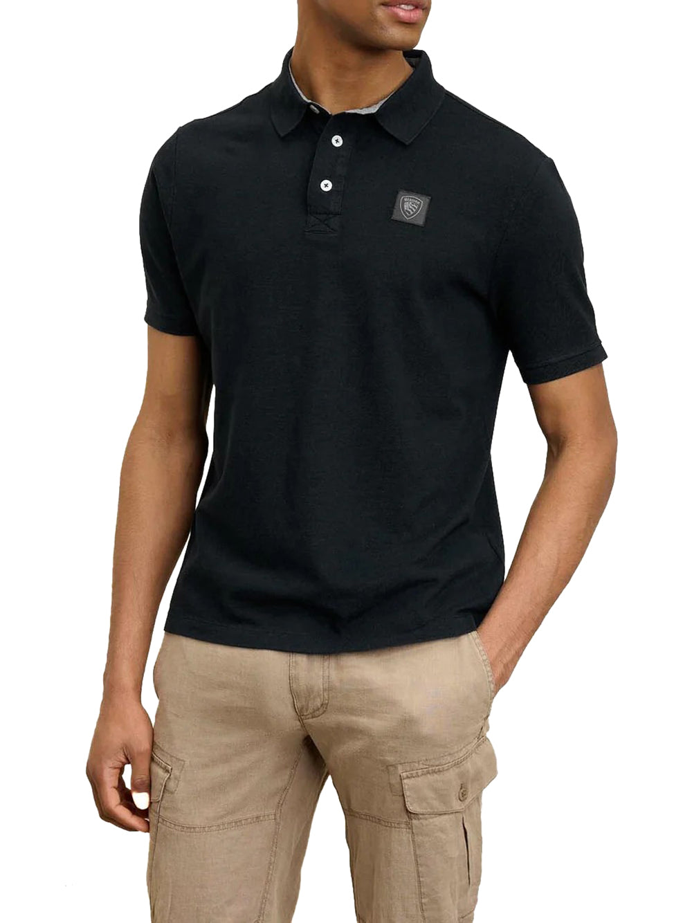 Blauer Polo Uomo 25SBLUT02309007125 Nero