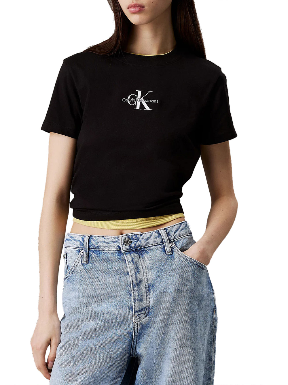 Calvin Klein T-shirt Donna J20J223113 Nero
