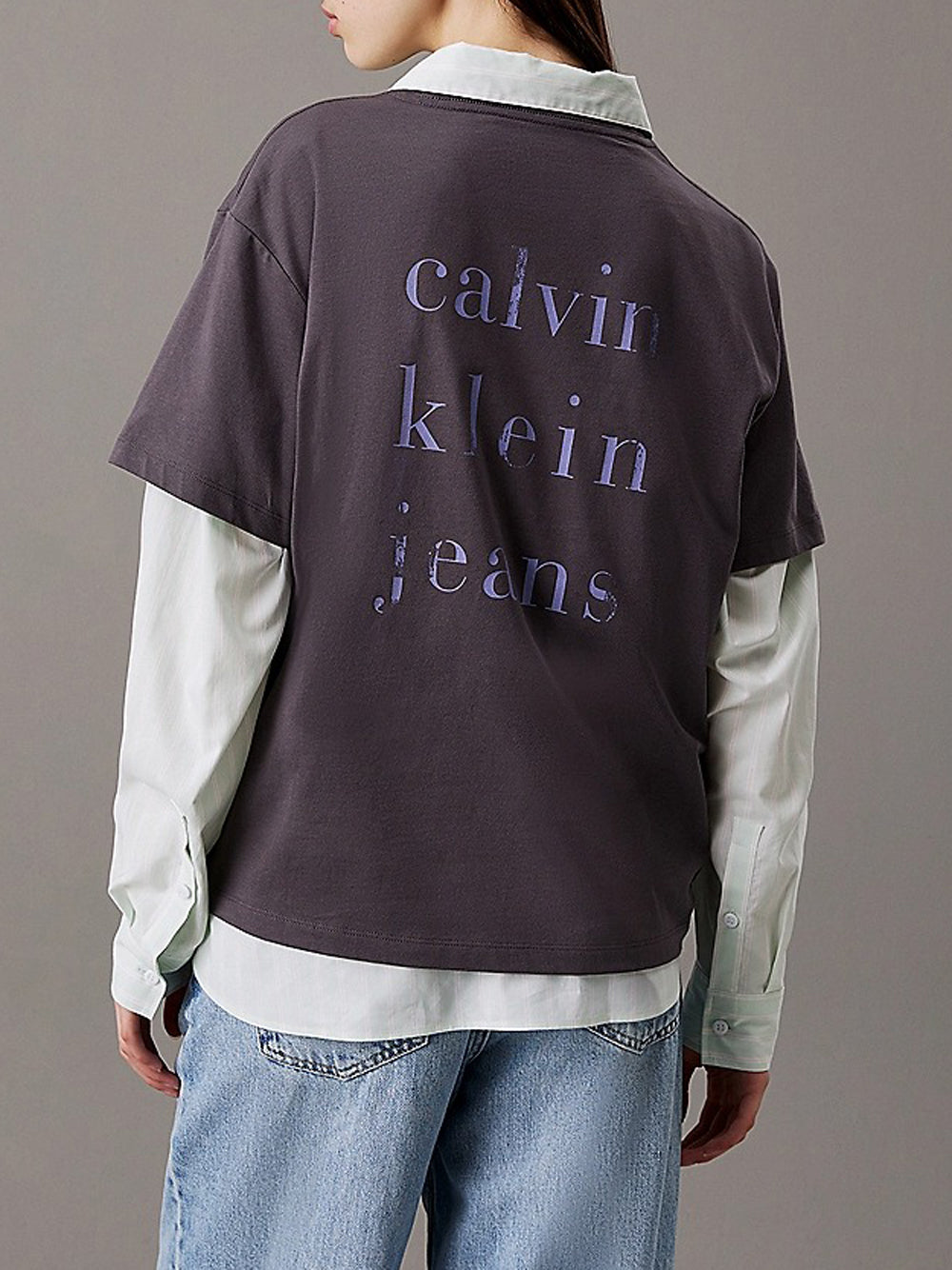 Calvin Klein T-shirt Donna J20J225238 Grigio