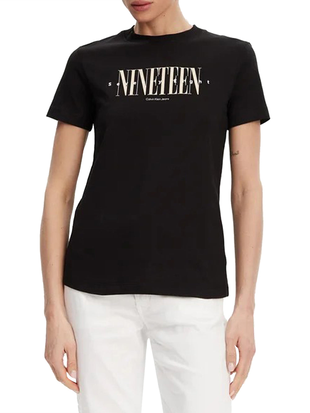 Calvin Klein T-shirt Donna J20J225259 Nero