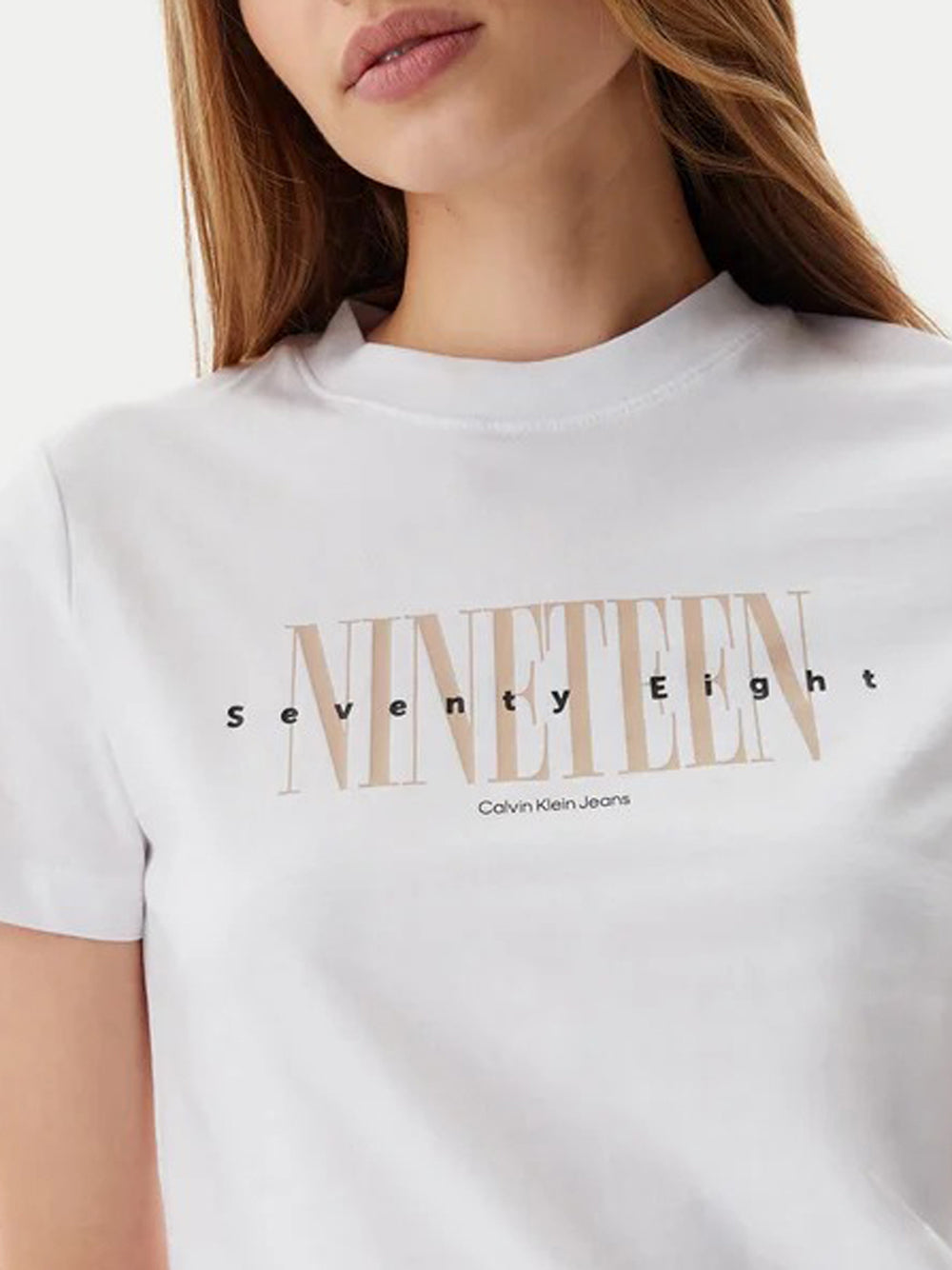 Calvin Klein T-shirt Donna J20J225259 Bianco