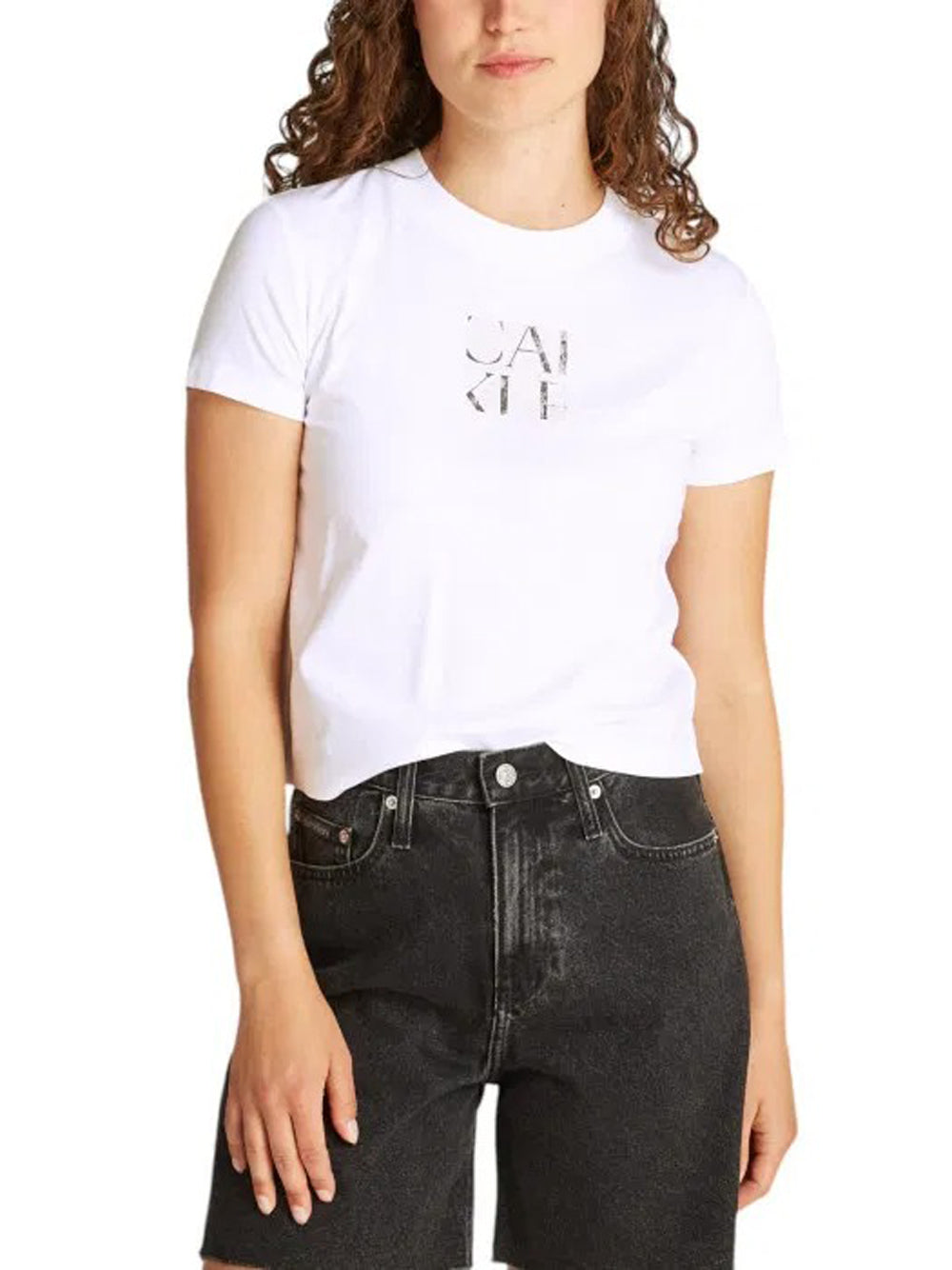 Calvin Klein T-shirt Donna J20J225260 Bianco