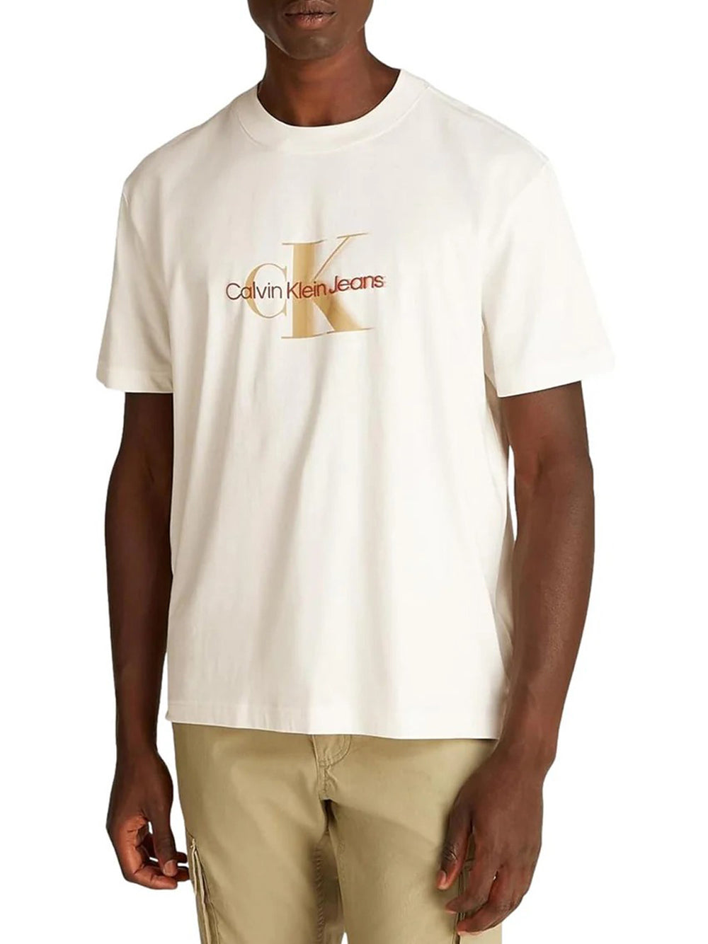 Calvin Klein T-shirt Uomo J30J327471 Bianco