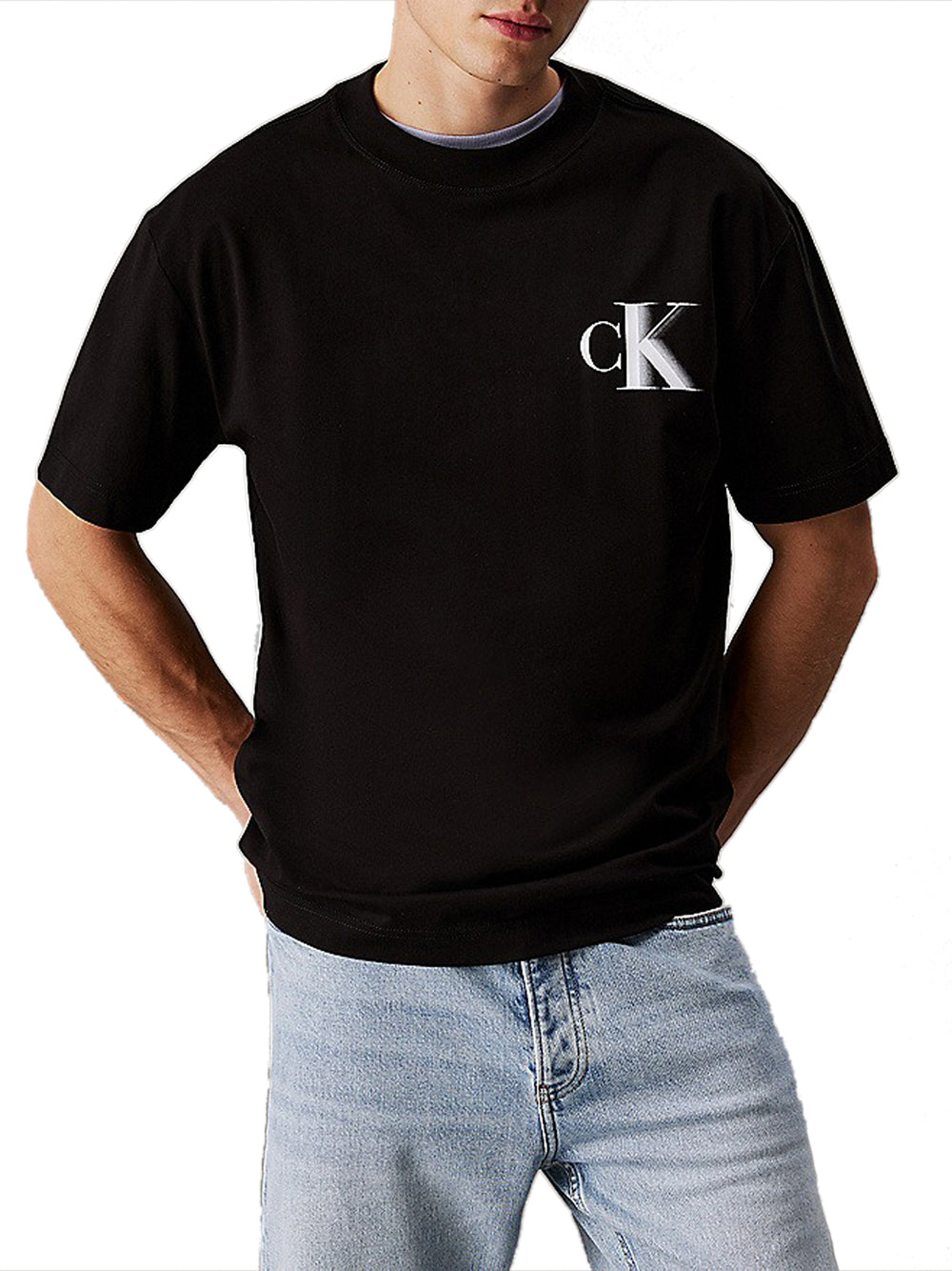 Calvin Klein T-shirt Uomo J30J327475 Nero