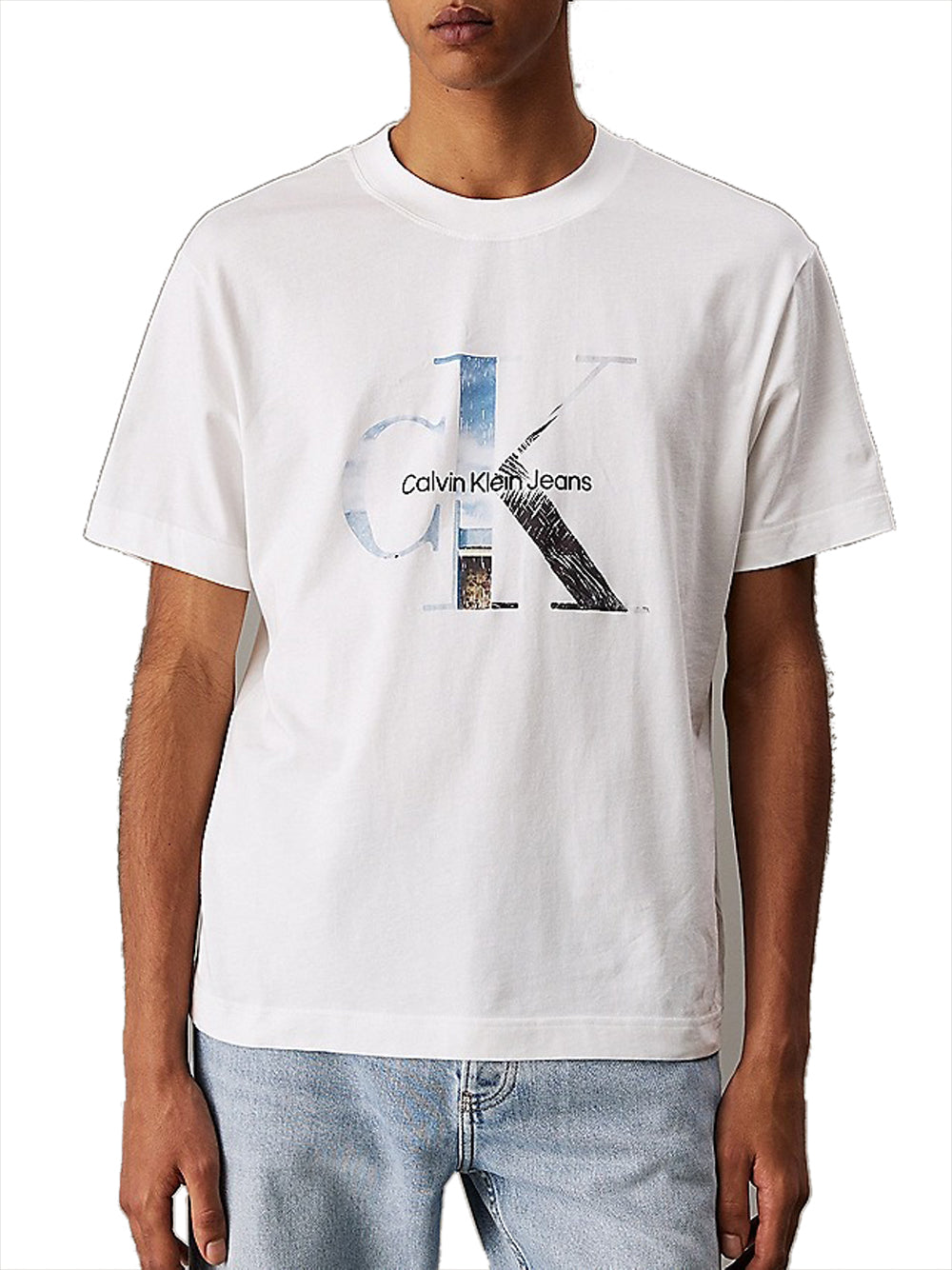 Calvin Klein T-shirt Uomo J30J327483 Bianco